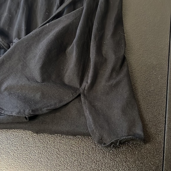 Times Two Maternity NWT Black Quarter Length Sleeve SZ Medium - Picture 7 of 7